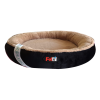 Petex Round Orthopedic bed for dog (black)