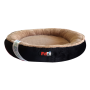 Petex Round Orthopedic bed for dog (black)