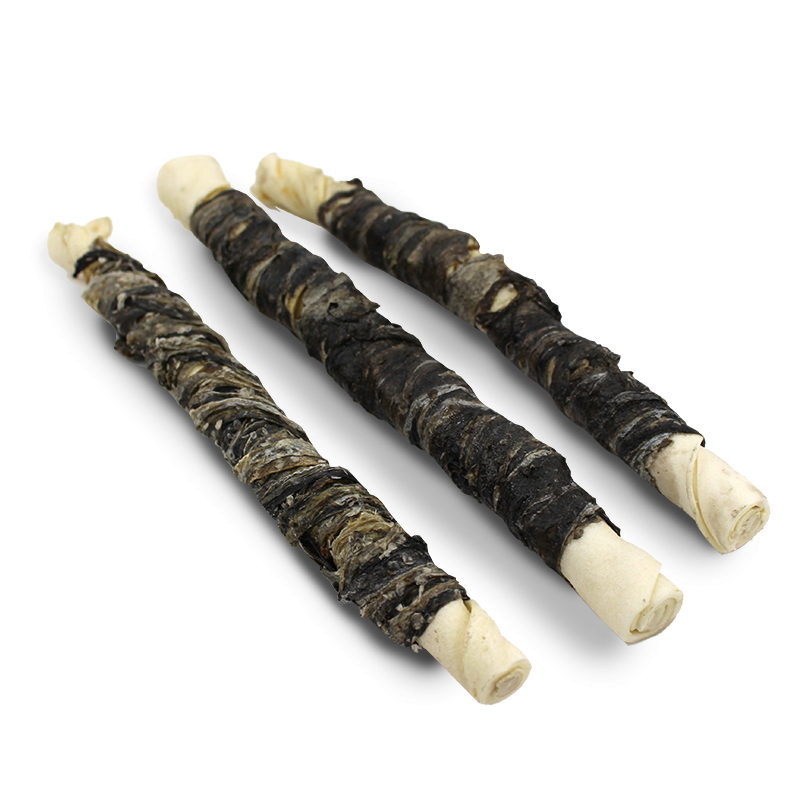 Petex rawhide Sticks with Fish
