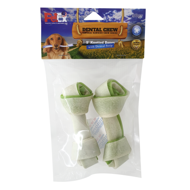 Petex 5" Dental chewing bones plus chlorophyll