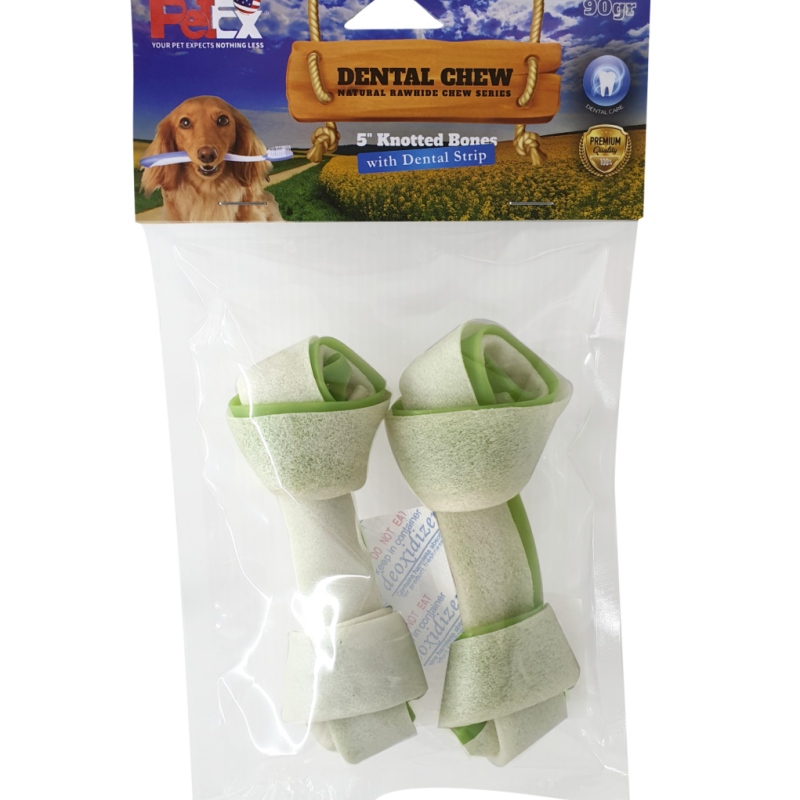 Petex 5" Dental chewing bones plus chlorophyll 
