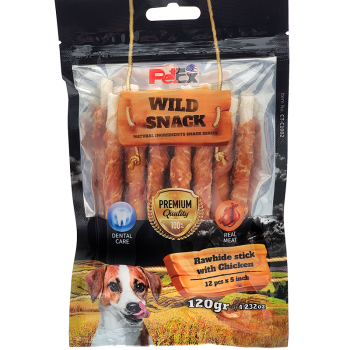 Petex 5" rawhide Stick with Chicken