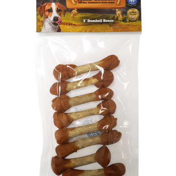 Petex 3" chewing bones wrapped in chicken 