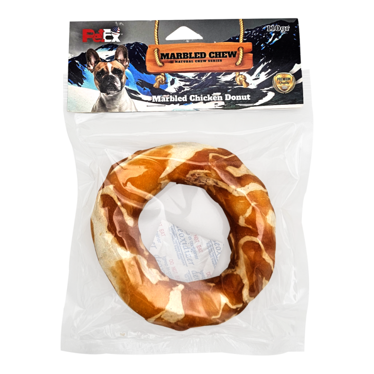 Petex Marbled Chicken Donut