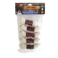 Petex 5" knotted Bone with Duck