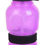 Leak Proof Portable squeeze Water Bottle with Bowl Dispenser for Outdoor Walking / Travel