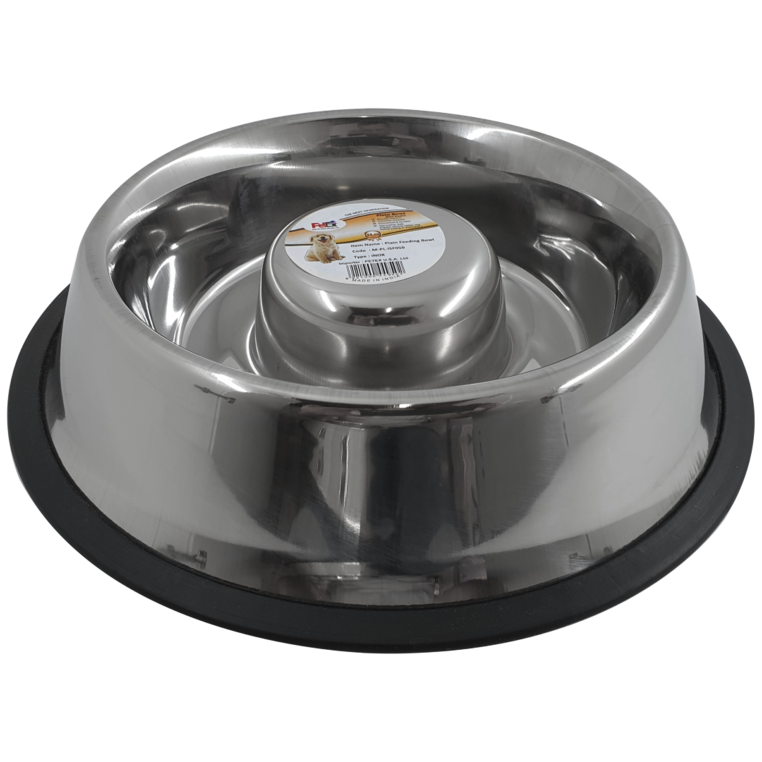 Petex Slow Feeding Stainless Steel Bowl