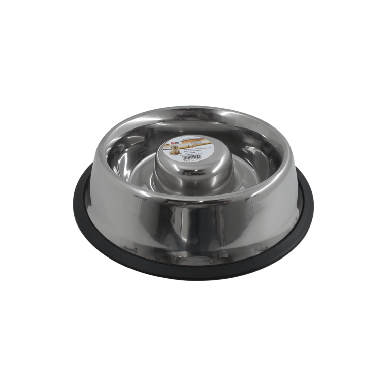 Petex Slow Feeding Stainless Steel Bowl
