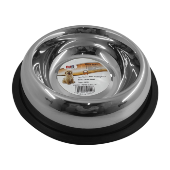 Petex Stainless Steel Belly Bowl with Rubber Bands