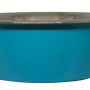 Petex blue stainless steel Bowl with Rubber Base