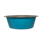 Petex blue stainless steel Bowl with Rubber Base