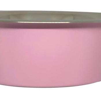 Petex Pink stainless steel Bowl with Rubber Base
