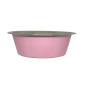 Petex Pink stainless steel Bowl with Rubber Base