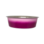 Petex White Pink Bowl with Rubber Base