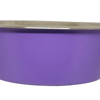 Petex Purple stainless steel Bowl with Rubber Base