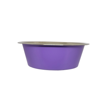 وعاء من الستانلس ستيل البنفسجي مع قاعدة مطاطية من بيتيكس