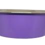 Petex Purple stainless steel Bowl with Rubber Base