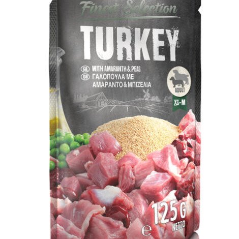BELCANDO turkey with amaranth & peas 125g