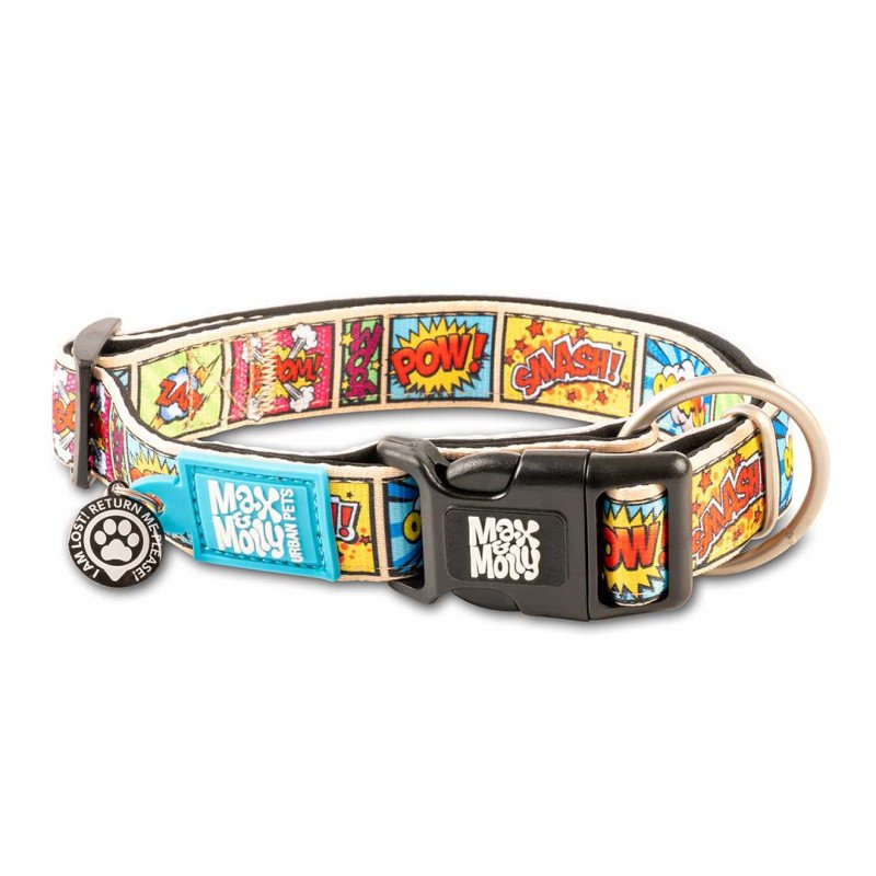 Max & Molly Smart ID Collar - Comic