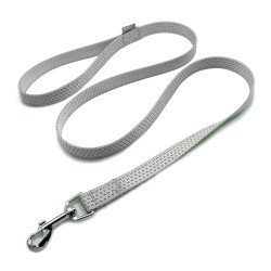 Long leash with 4 reflective stripes 195 cm