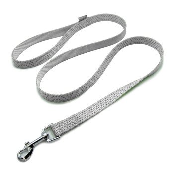 Long leash with 4 reflective stripes 195 cm