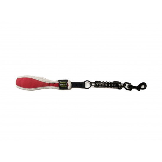 METAL CHAIN BUFFER SPRING SHORT LEASH WITH PADDED HANDLE