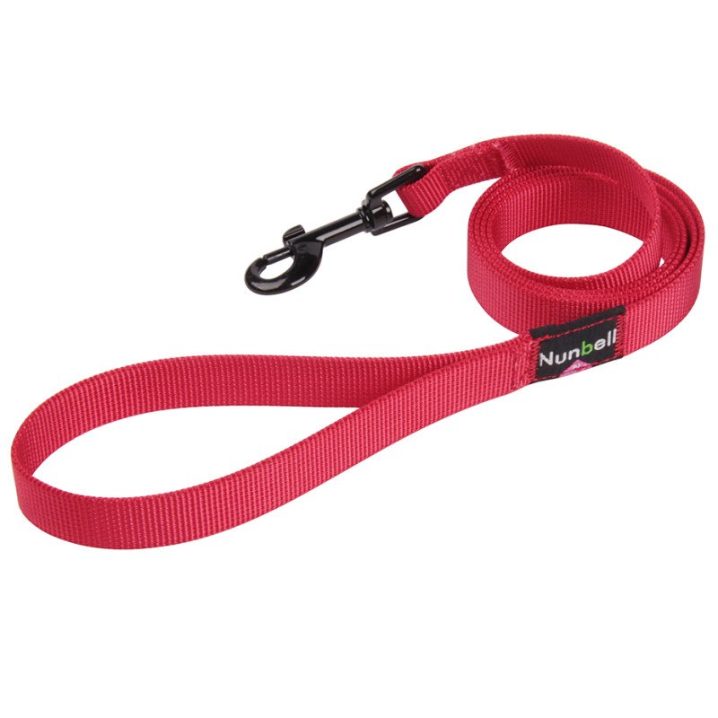 Nunbell M double layer nylon Leash 2X150 cm