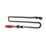 METAL CHAIN LEASH WITH HANDLE - M
