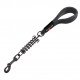 METAL CHAIN BUFFER SPRING SHORT LEASH WITH PADDED HANDLE