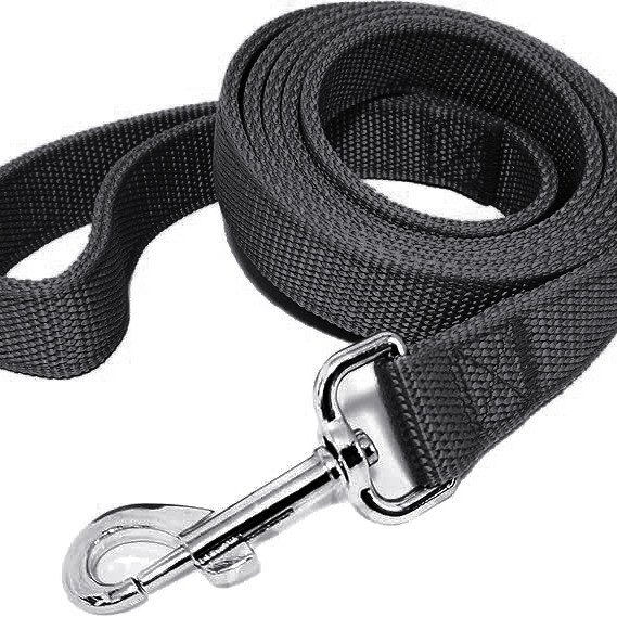 Strong Nylon Leash with 2-Layer 160 cm - black