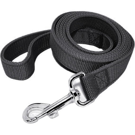 Strong Nylon Leash with 2-Layer 160 cm - black