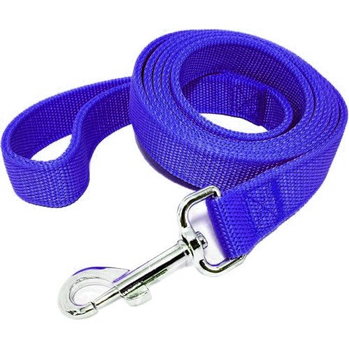 Strong Nylon Leash with 2-Layer 160 cm - blue