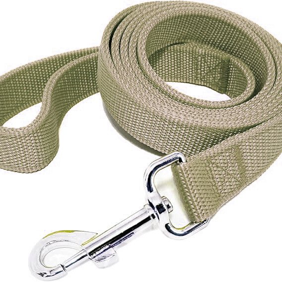 Strong Nylon Leash with 2-Layer 160 cm - ecru