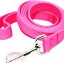 Strong Nylon Leash with 2-Layer 160 cm - neon pink