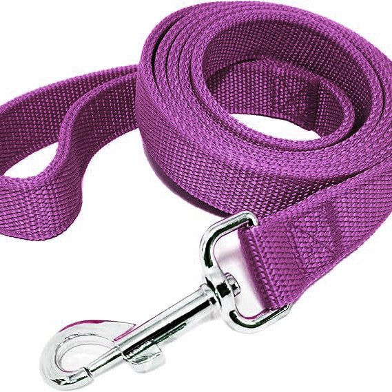 Strong Nylon Leash with 2-Layer 160 cm - purple
