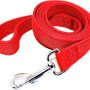 Strong Nylon Leash with 2-Layer 160 cm - red