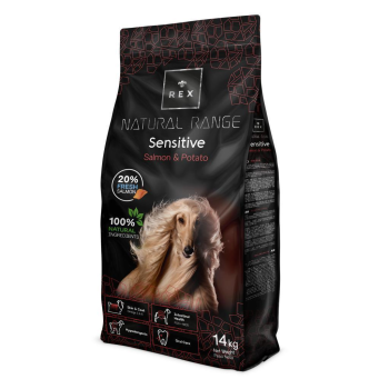 REX Sensitive dogs food with salmon and potato 14KG