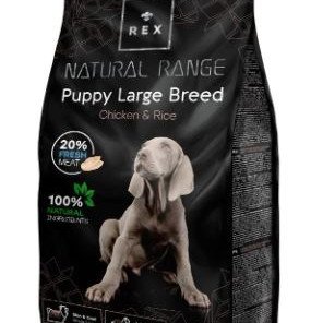 REX puppy large breed dogs food with chicken and rice