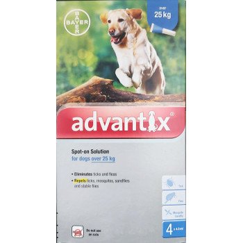 Advantix أكثر من 25 كجم