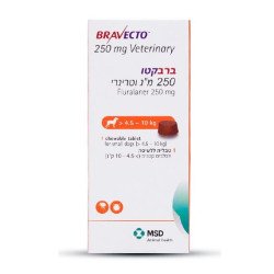 Bravecto chewable tablets for dogs 4.5-10 kg