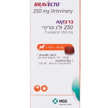 Bravecto chewable tablets for dogs 4.5-10 kg