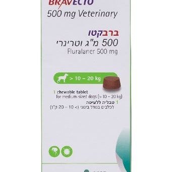 Bravecto chewable tablets for dogs 10-20 kg
