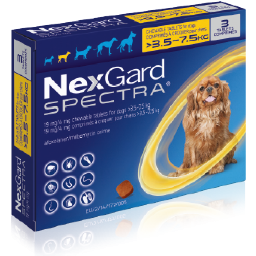 NexGard Spectra 3.5 - 7.5 kg