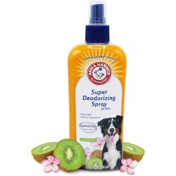 Arm & hammer Super Deodorizing Spray for Dogs & Puppies Fresh Kiwi Blossom, 8 oz / 236 ml