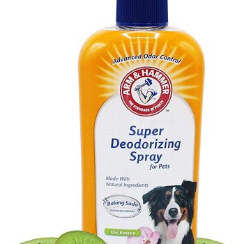 Arm & hammer Super Deodorizing Spray for Dogs & Puppies Fresh Kiwi Blossom, 8 oz / 236 ml
