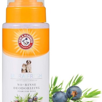 Arm & Hammer Ultra Fresh No Rinse Deodorizing Foam for Dogs in Juniper Mist, 8 oz / 237 ml