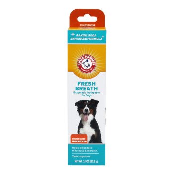 Arm & Hammer fresh breath enzymatic toothpaste for dogs - chicken flavor