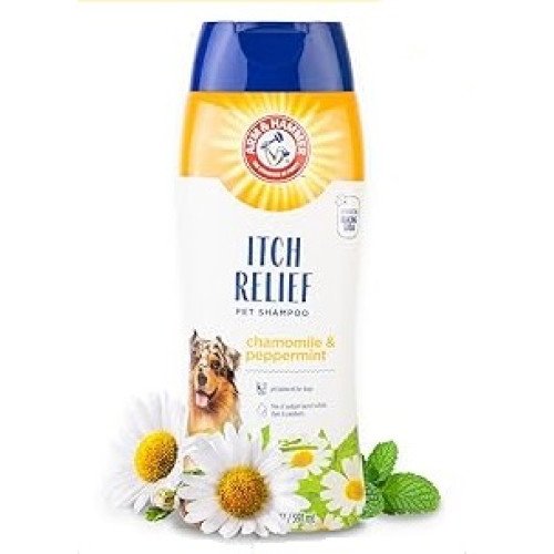 Arm & Hammer itch relief Shampoo for Dogs chamomile & peppermint Scent, 20 oz / 591 ml