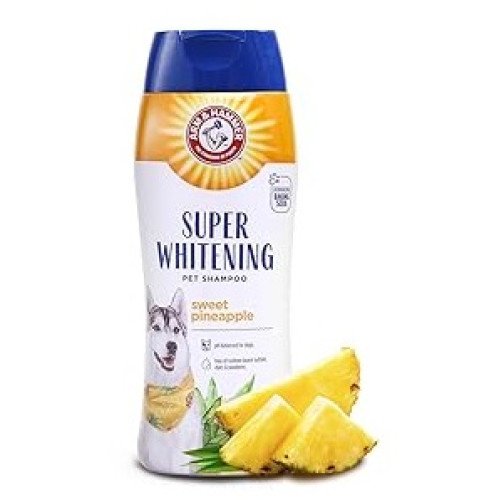 Arm & Hammer super whitening shampoo for Dogs sweet pineapple Scent, 20 oz / 591 ml