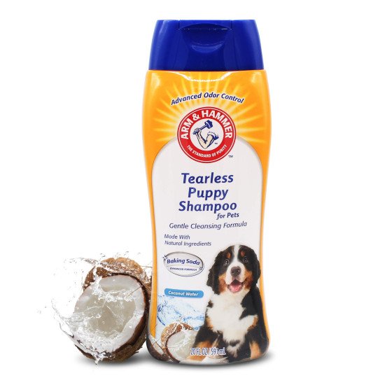 Arm & Hammer Tearless Shampoo for Puppy Coconut Water Scent, 20 oz / 591 ml